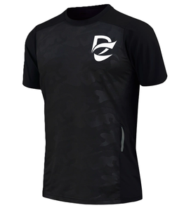 T-shirt de course léger à imprimé camouflage ZEDE, respirant, séchage rapide, manches courtes, personnalisation en gros - Product Image 2