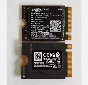 Cru-social P310固态硬盘7100mb/s NVMe M.2 2230 PCIe 4.0x4固态硬盘1tb 2TB笔记本电脑台式机内部硬盘 - Product Image 4