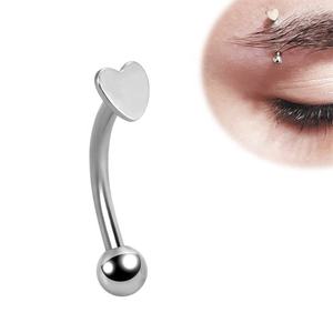 Anillos de <span class=keywords><strong>Ombligo</strong></span> en Forma de Corazón con Rosca Interna de <span class=keywords><strong>Acero</strong></span> Quirúrgico 316L, Joyería para <span class=keywords><strong>Piercing</strong></span> Corporal, Listos para Enviar - Product Image 3