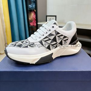 Zapatillas Casuales con Logotipo de Diseñador de Moda 2026, Transpirables, con Malla, Parte Superior de Cuero Genuino, Entresuela de Goma, Ligeras para Caminar - Product Image 2