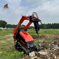 Mini Wheel Skid Steer Loader XC1100 Laris Manis, Traktor Front Loader Harga Murah