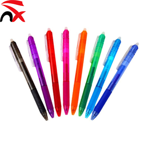 Stylo publicitaire en plastique avec logo personnalisé, stylo neutre, stylo effaçable coloré pour l'école, le bureau, les cadeaux - Product Image 2