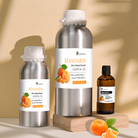 Huile Essentielle de Mandarine Lulingyuan Pressée à Froid 100% Pure Naturelle pour Diffuseur d'Aromathérapie, Parfum Agrumes pour Rehausser l'Humeur et la Relaxation