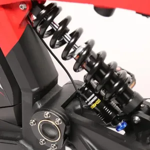 Motocicleta Eléctrica Todoterreno de Alta Velocidad con Doble Potencia de 52V 1200W, Neumáticos Anchos y 9 Amortiguadores Traseros, Motor de 1200W que Proporciona Doble Potencia - Product Image 5