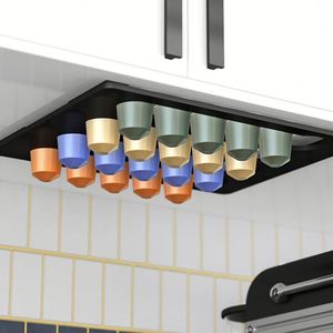 Support mural en métal pour capsules Nespresso Original Line, support pour capsules Keurig, boîte de rangement pour café moulu Duo, tiroir porte-capsules - Product Image 6