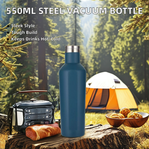 Bouteille isotherme classique en acier inoxydable 304 de 500 ml pour vin, vente en gros - Product Image 2