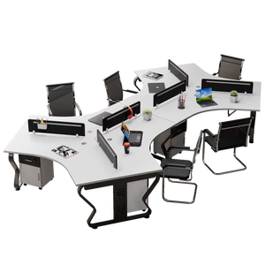 Di lusso moderno <span class=keywords><strong>120</strong></span> gradi a forma di L <span class=keywords><strong>scrivania</strong></span> ufficio ufficio postazione di lavoro con semplice legno speciale personale <span class=keywords><strong>scrivania</strong></span> - Product Image 1