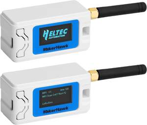 2er-Pack ESP32 LoRa V3 Entwicklungsboard mit 1100mAh Akku, Schutzgehäuse, 915MHz Antenne, SX1262 WiFi für LoRaWAN <span class=keywords><strong>IoT</strong></span> - Product Image 1