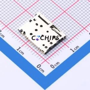 SNO-1450 SIM Card Connector SMD Connector Self-Return Type Nano SIM Card Card Holder 1.25mm - Product Image 1