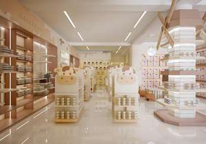 Conception d'intérieur <span class=keywords><strong>de</strong></span> <span class=keywords><strong>boutique</strong></span> pour bébés sur mesure, étagères <span class=keywords><strong>de</strong></span> vente au détail modernes et <span class=keywords><strong>comptoir</strong></span> <span class=keywords><strong>de</strong></span> caisse pour magasin <span class=keywords><strong>de</strong></span> produits pour bébés, solution clé en main - Product Image 2