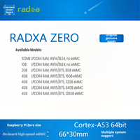 Carte de développement Radxa Zero Puce Amlogic S905Y2 avec kit de processeur Cortex-A53 Quad-core