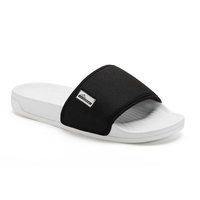 Henghao sandali alla moda Casual con stampa personalizzata in pelle goffrata antiscivolo morbido Design piatto sandalo da spiaggia scivolo da esterno
