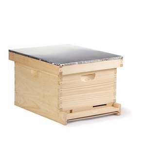 Kit de Inicio para Apicultura con Colmena de Madera Langstroth Estándar de 8 Cuadros y Doble Capa - Product Image 6