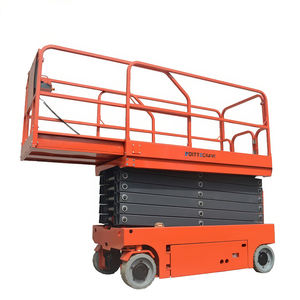Plataforma elevadora de tijera móvil autopropulsada de alta calidad de <span class=keywords><strong>6</strong></span> ~ 14m Plataformas de trabajo aéreo hidráulico - Product Image 1