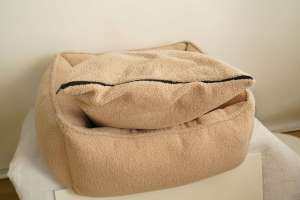 Super weiches und dickes braunes Katzen-/Hundezwinger-Haustier bett im Sofa-Stil - Product Image 4