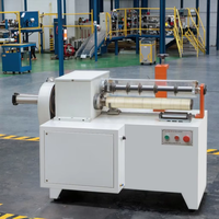 Machine de découpe rotative à 6 lames haute vitesse Sunrise SR-500 pour tubes en papier, contrôlée par PLC Schneider, longueur réglable 200-2000 mm, moteur