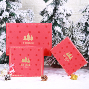 Green Christmas Tree Gift Box Packaging For Scarf Lipstick Thermos Cup Perfume Heaven And Earth Christmas Packing Box