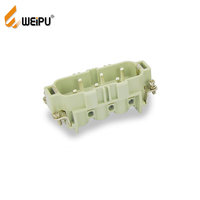 WEIPU Femelle Aviation Power Wire Multi-Core 35A IP65 6P 12P Connecteur avec boîtier en polycarbonate