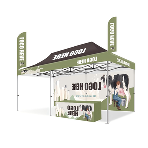 10x20 pies logotipo personalizado marca impresa techo dosel impermeable fácil de llevar a prueba de lluvia <span class=keywords><strong>Pop</strong></span> <span class=keywords><strong>up</strong></span> <span class=keywords><strong>Gazebo</strong></span> para exposiciones al aire libre - Product Image 2