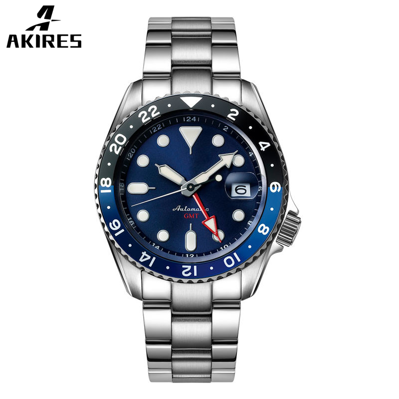 Hand Winding Automatic Watch - OEM Custom Logo Stainless Steel