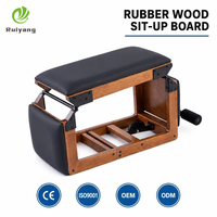 Équipement de Gym Domicile et Hôtel de Luxe Pilates Planche Abdominale en Bois Poids Libres Design Élégant pour Entraînement