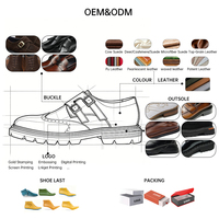 Chaussures habillées de luxe sur mesure pour hommes en cuir de vachette, respirantes, antidérapantes, à lacets, bout pointu, pour affaires et mariages, type Richelieu et mocassins