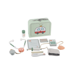 Kit de <span class=keywords><strong>jouet</strong></span> d'injection d'infirmière de <span class=keywords><strong>docteur</strong></span> de jeu de semblant éducatif direct d'usine pour le cadeau de boîte médicale de l'enfant <span class=keywords><strong>en</strong></span> bas âge jouets pour enfants <span class=keywords><strong>en</strong></span> <span class=keywords><strong>bois</strong></span> - Product Image 1