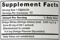 Jetzt Nahrungsergänzungsmittel Private Label OEM/ODM Großhandelspreis Ginkgo Biloba Extrakt Kapseln 500mg Bio-Ginkgo Biloba Kapseln