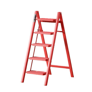 Échelle pliante à 4 marches, épaissie, en forme de A, pour l'intérieur, avec conception anti-collision pour la sécurité - Product Image 4