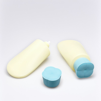 Paquet de tube souple de 50ml de cosmétiques en gros Logo de tube de crème de lotion en plastique à bouchon vissé disponible