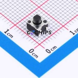 GT-TA072A-H043-L1 Tactile Switch SMD Switch Single Pole Single Throw Round Button 1.6N Horizontal Mount - Product Image 1