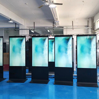 Kiosque numérique tactile sur pied avec écran LCD 4K UHD de 43 pouces, affichage numérique avec CMS intégré, signalisation numérique pour les magasins de détail, orientation des clients