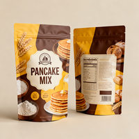 Bolsas Doypack Personalizadas con Cierre Superior para Impresión Digital, para Alimentos Congelados, Papas Fritas, Mezcla para Waffles y Panqueques