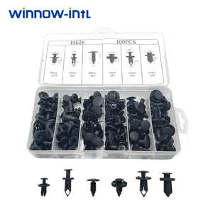 Factory Universal Mixed Plastic Auto Bumper Retainer Kit All Types Fastener Clip Set