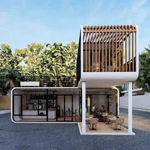 Casa Contenedor Moderna, Tienda Rectangular, Restaurante, Cafetería, Solución de Oficina Móvil - Product Image 1