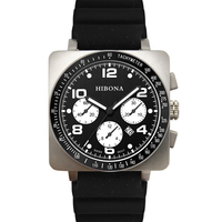 Jam tangan kustom mewah kualitas terbaik jam tangan pria Titanium persegi Super bercahaya VK63 jam tangan pria Chronograph