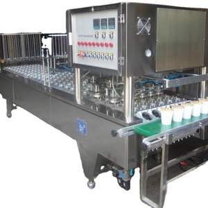 Machine de remplissage et de scellage automatique kcup à prix bon marché pour yaourt/sauce - Product Image 1