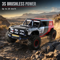 Véhicule RC tout-terrain MJX H8P (DC) à l'échelle 1:8, modèle de simulation avec moteur brushless et transmission intégrale, prêt à rouler (RTR)