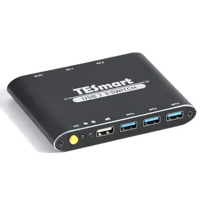 TESmart-conmutador de datos 2x1 USB 3,0, compatible con Hotpug Hotkey, 2 puertos USB 3,0, precio bajo