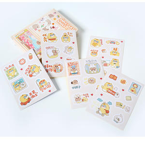 Commande en gros d'autocollants mignons de dessins animés, écologiques, imperméables, amovibles, pour meubles, décoration de carnet - Product Image 5