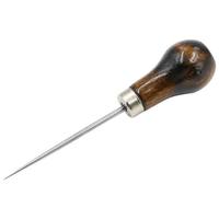 Haute qualité gourde forme manche en bois gratter poinçon outil broche poinçonnage pour cuir artisanat tissu pochette trou bricolage à la main fabricant outil