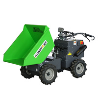 KONSTANT 300 kg Mini Elektrischer 4x4 Dumper 1600 W Baustellen-Klein-Hydraulik-Motorschubkarre Radlader Beton-Power-Buggy Minidumper