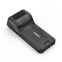 UNIWA V5P PDA Android robuste portable 5,5 pouces avec imprimante thermique intégrée, 4 Go + 64 Go, batterie amovible 2750 mAh, NFC en option
