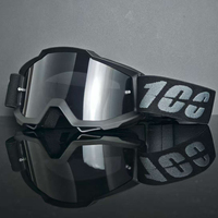 Vente en gros de lunettes de sport pour hommes 100LK LK-WB en nylon/cachemire, bande élastique réglable, coupe-vent, anti-poussière, lunettes de motocross CN/GUA