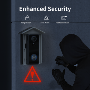 Sonnette vidéo intelligente sans fil WiFi avec caméra Emballage avec logo personnalisé et type d'anneau de sonnette de vidéosurveillance gratuite - Product Image 5
