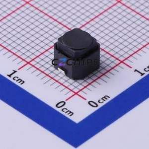 T6L-4KQR Tactile Switch SMD,5.9x6mm Switch Single Pole Single Throw Round Button 2.5N Vertical Mount - Product Image 1