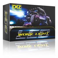 DXZ 12-24V 3 pouces 42W Phare de travail LED tout-terrain certifié CE Garantie 1 an Nouvelle version améliorée pour camions 4x4, bateaux, remorques