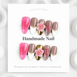 <span class=keywords><strong>Faux</strong></span> <span class=keywords><strong>ongles</strong></span> 3D faits main en forme d'amande, longs, en acrylique, emballage personnalisé, fournisseur en gros - Product Image 4