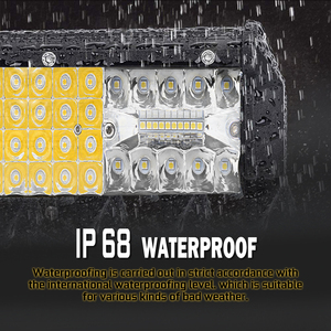 Système d'éclairage automobile 12 \ "15 \" 22 \ "42 \" pouces pédalier LED <span class=keywords><strong>Quad</strong></span> 4 rangées <span class=keywords><strong>4X4</strong></span> barre lumineuse de voiture nouveau pour camion - Product Image 5