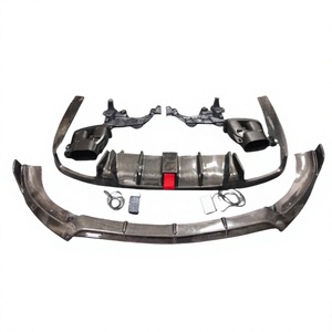 W213 Hochwertiger Carbon-Frontspoiler Heckdiffusor Spoilerdeckel Braus-Stil Karosserie-Kit für Mercedes-Benz E-Klasse W213 Carbon-Karosserie-Kit - Product Image 1